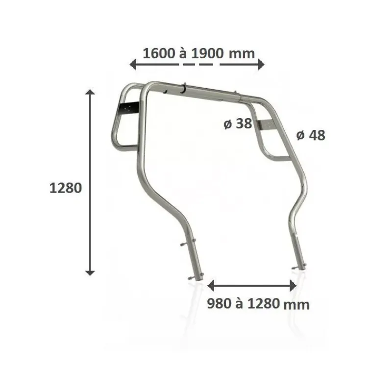 Roll-bar RTA 48 Poste De Pilotage·Roll-Bar, T-Top, Anneau De Traction & Arceau
