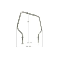 Online Roll-Bar RTC48 | Noir Thermolaqué Poste De Pilotage·Roll-Bar, T-Top, Anneau De Traction & Arceau