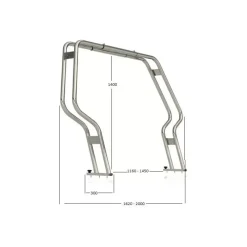 Outlet ROLL-BAR RTD 42 Poste De Pilotage·Roll-Bar, T-Top, Anneau De Traction & Arceau