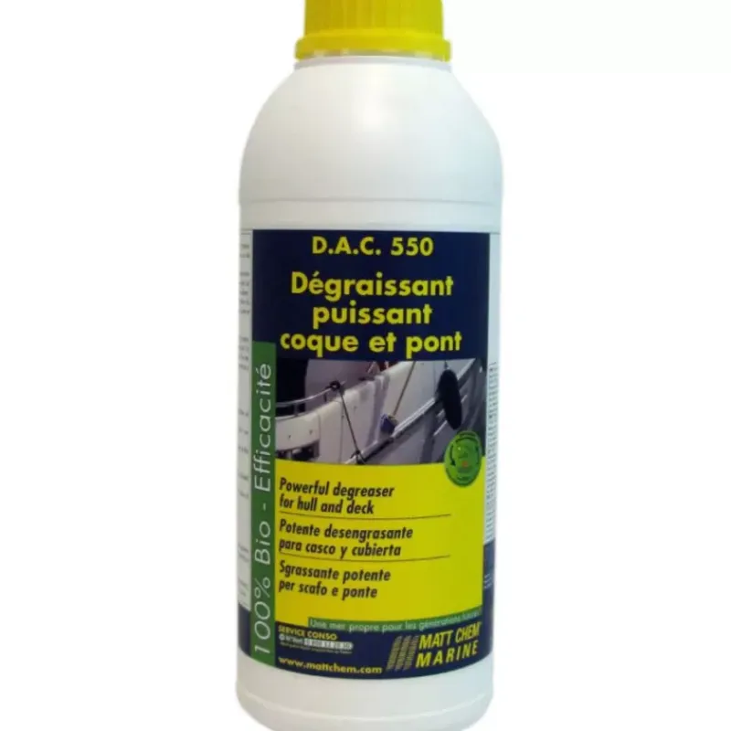 MATT CHEM D.A.C 550 Dégraissant concentré coque & pont*Matt Chem Marine Clearance