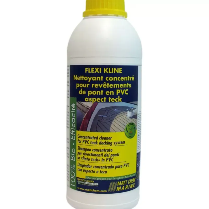 MATT CHEM Flexikline nettoyant revêtement pont PVC aspect teck*Matt Chem Marine Hot