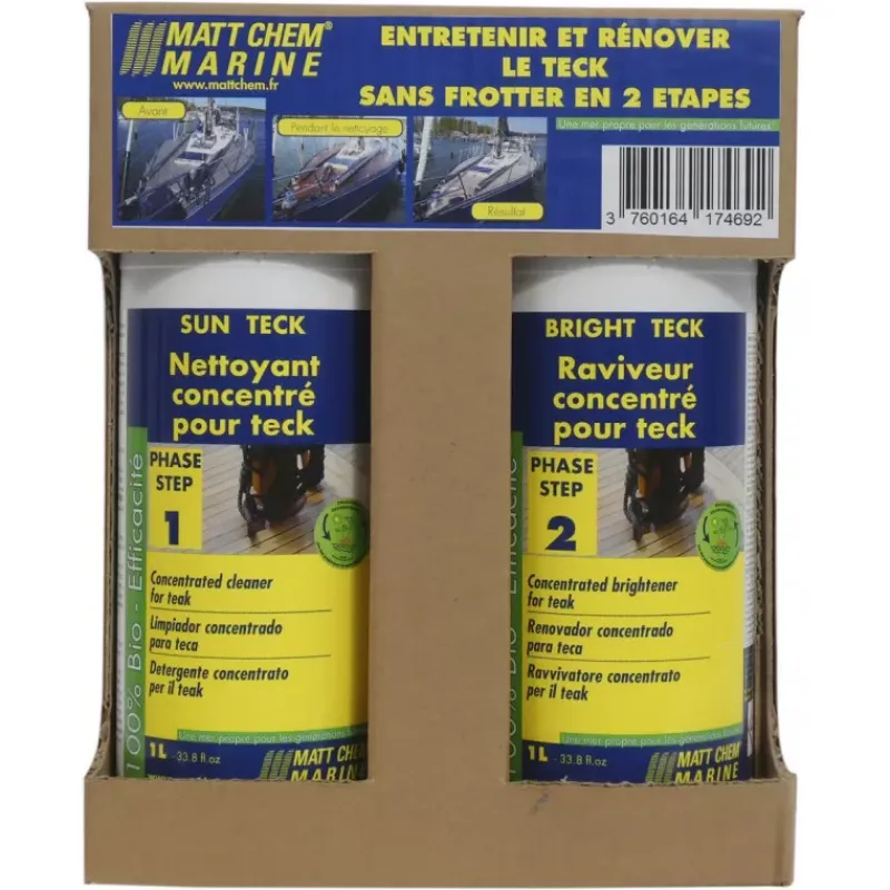 Best MATT CHEM Kit Teck entretien & rénovation du teck Produit D'Entretien Et De Nettoyage·Entretien Du Bois Et Teck