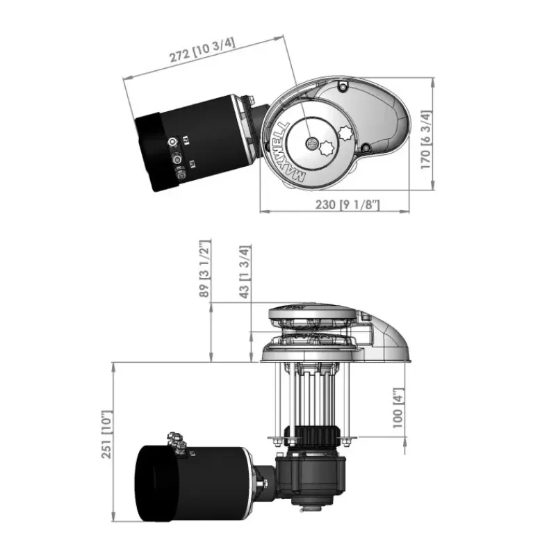 Outlet Guindeau RC-10 12V | 1000W Barbotin 8 mm Guindeau·Guindeau Électrique