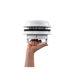 Outlet MaxxFan Dome Plus à LED blanc Grille & Aération·Aérateur De Toit