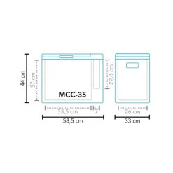 Clearance Cool Box MCC-35 Le Froid Au Camping·Glacière Électrique|Glacière·Glacière À Compression