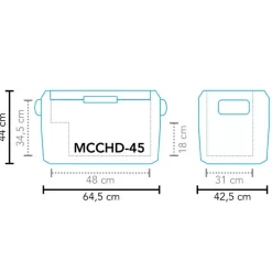 New Cool Box MCCHD-45 AC/DC Le Froid Au Camping·Glacière Électrique|Glacière·Glacière À Compression