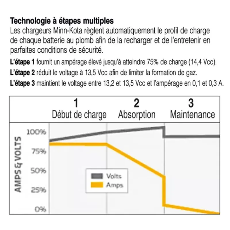 Outlet Chargeur de batterie 12/230 V | 5 ou 10 A | 2 ou 3 Sorties | IPx7 Moteur Électrique & Équipements·Accessoire Moteur Électrique