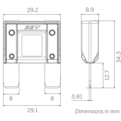 New Porte fusible enfichable étanche | maxiVAL Distribution & Protection·Fusible, Relais Et Disjoncteur Dc|Distribution & Protection·Disjoncteur Et Fusible Dc