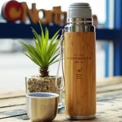 Thermos® bambou en acier 360 ml avec mug*Northcore Sale