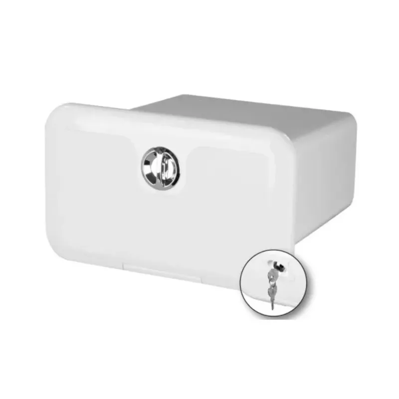 New Coffre de rangement VHF Chrome Accastillage De Pont·Trappe & Coffre