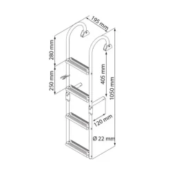 Echelle étroite pliable 180°*Nuova Rade Hot