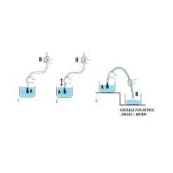 Best Siphon facile Circuit Carburant·Tuyau, Vanne, Évent & Raccord Connexion