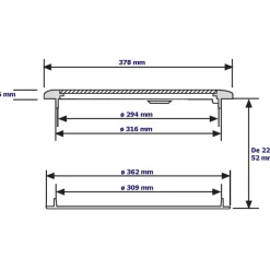 Trappe Euro ø 38"*Nuova Rade Outlet