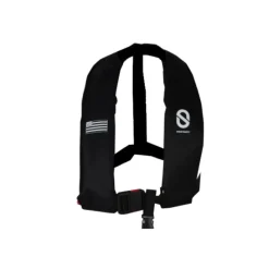 Gilet gonflable Automatique XF 170 N | Noir Pavillon Bretagne ou Corse Gilet De Sauvetage·Gilet Automatique