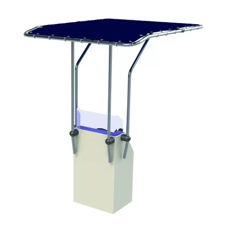 T-Top Alu ø 32 rétractable pour remorque*Oceansouth Discount