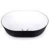 Discount Lavabo ovale à poser bicolore Evier, Lavabo & Receveur·Lavabo De Salle De Bain|Lavabo, Évier & Receveur·Lavabos Pour Salle De Bain