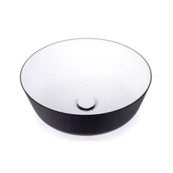 Lavabo rond à poser ø 300 mm bicolore*Ocritech Sale
