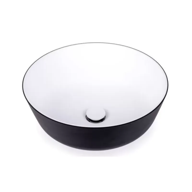 Lavabo rond à poser ø 300 mm bicolore*Ocritech Sale