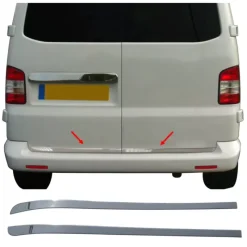 New Baguette de protection double porte inox VW T5 Vw T5 / T6|Accessoire Extérieur·Moulure & Protection Carrosserie