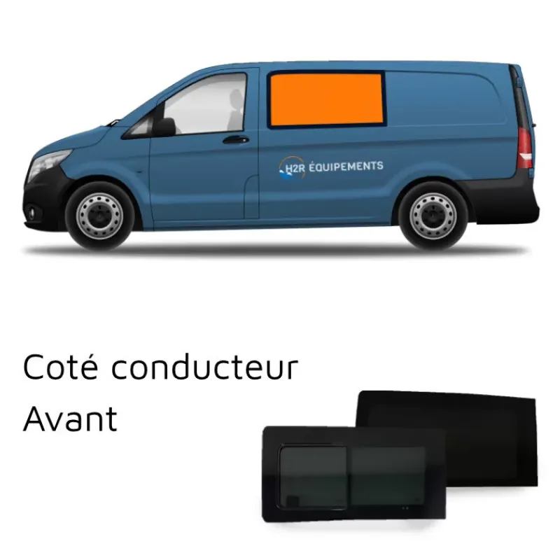 New Baie à coller | Vito W447 Mercedes Vito / Viano|Fenêtre & Baie·Fenêtre Mercedes