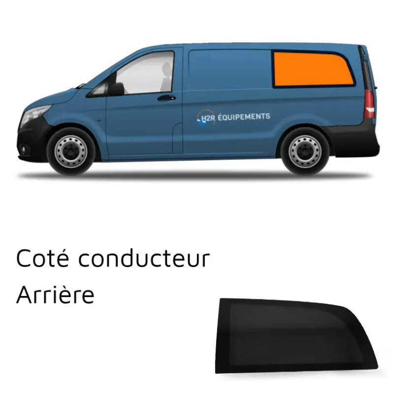 New Baie à coller | Vito W447 Mercedes Vito / Viano|Fenêtre & Baie·Fenêtre Mercedes