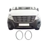 Cerclage feux antibrouillard AV Inox Master 3*OMAC