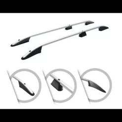 Rails de toit gris Renault Trafic 3*OMAC Hot