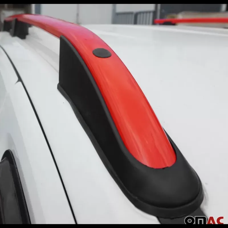 Rails de toit rouge VW T5 L2 Tente De Toit, Barre De Toit, Coffre & Échelle·Rail & Barre De Toit