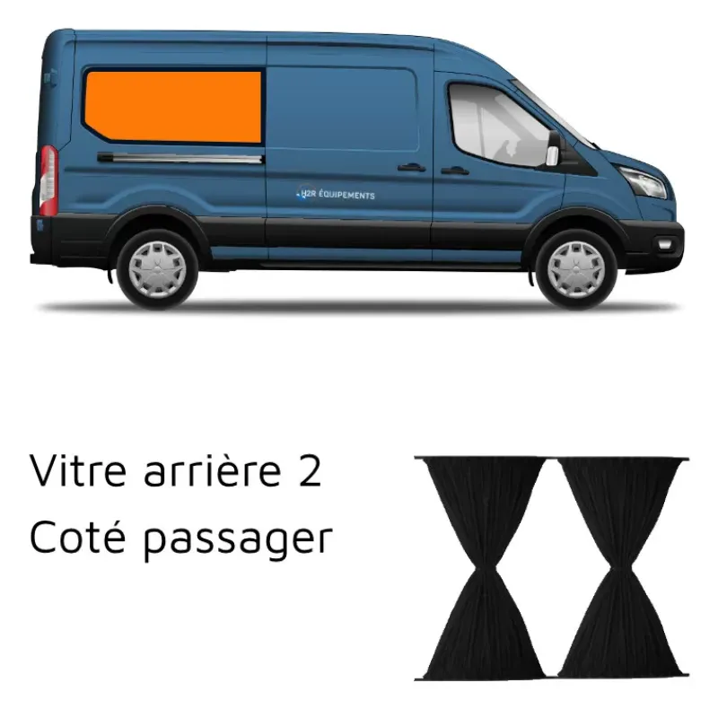 Clearance Rideau arrière | Transit 3 Ford Transit|Rideau Isolant, Volet & Moustiquaire·Rideau Coulissant Fixe