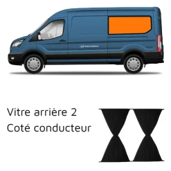 Clearance Rideau arrière | Transit 3 Ford Transit|Rideau Isolant, Volet & Moustiquaire·Rideau Coulissant Fixe