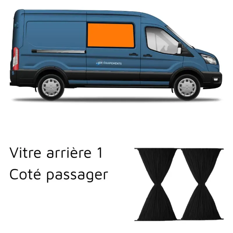 Clearance Rideau arrière | Transit 3 Ford Transit|Rideau Isolant, Volet & Moustiquaire·Rideau Coulissant Fixe
