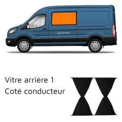 Clearance Rideau arrière | Transit 3 Ford Transit|Rideau Isolant, Volet & Moustiquaire·Rideau Coulissant Fixe