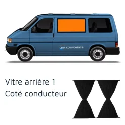 Rideaux arrière | VW T3*OMAC Outlet