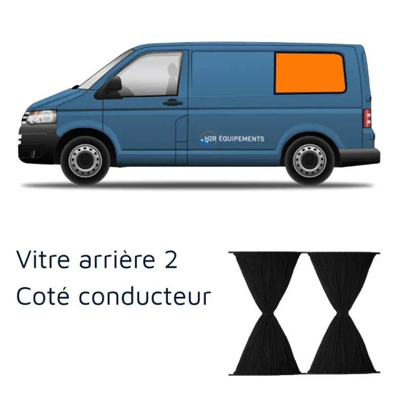 Sale Rideaux arrière | VW T5 T6 Vw T5 / T6|Rideau Isolant, Volet & Moustiquaire·Rideau Coulissant Fixe