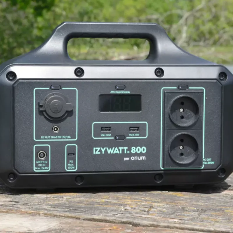 Hot Izywatt 800 | 511 Wh Electricité & Éclairage·Batterie Nomade & Groupe Électrogène Solaire|Batterie·Batterie Nomade Et Station D'Énergie
