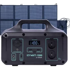 Pack IZYWATT 1200 + Panneau solaire pliant 160W*Orium New