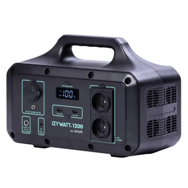 Pack IZYWATT 1200 + Panneau solaire pliant 160W*Orium New