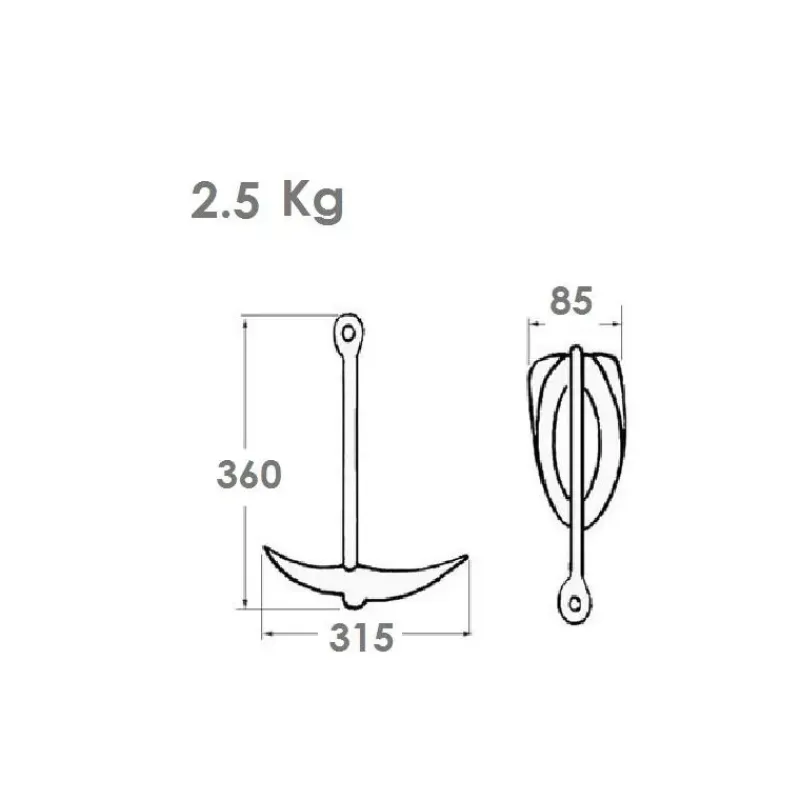 Discount Ancre grappin Accessoire Pêche|Mouillage, Ancre, Chaîne & Bouée·Ancre