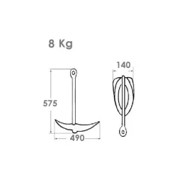 Discount Ancre grappin Accessoire Pêche|Mouillage, Ancre, Chaîne & Bouée·Ancre