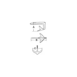 Online Ancre Trefoil inox Mouillage, Ancre, Chaîne & Bouée·Ancre