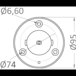 Online Base encastrée pour mât carbone ø 38 mm Confort Extérieur - Cockpit·Accessoires Bimini & Taud De Soleil