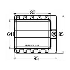 Discount Boîte porte-fusibles enfichable mini Distribution & Protection·Fusible, Relais Et Disjoncteur Dc|Distribution & Protection·Disjoncteur Et Fusible Dc