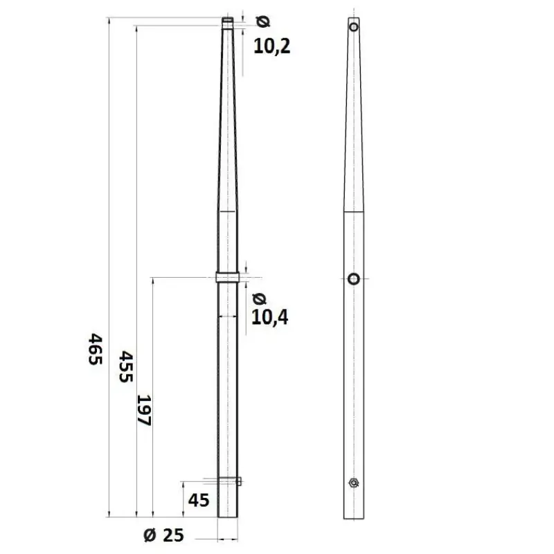 Sale Chandelier 455 tête cylindrique inox Accastillage De Pont·Chandelier, Balcon, Accessoire Et Pied De Chandelier