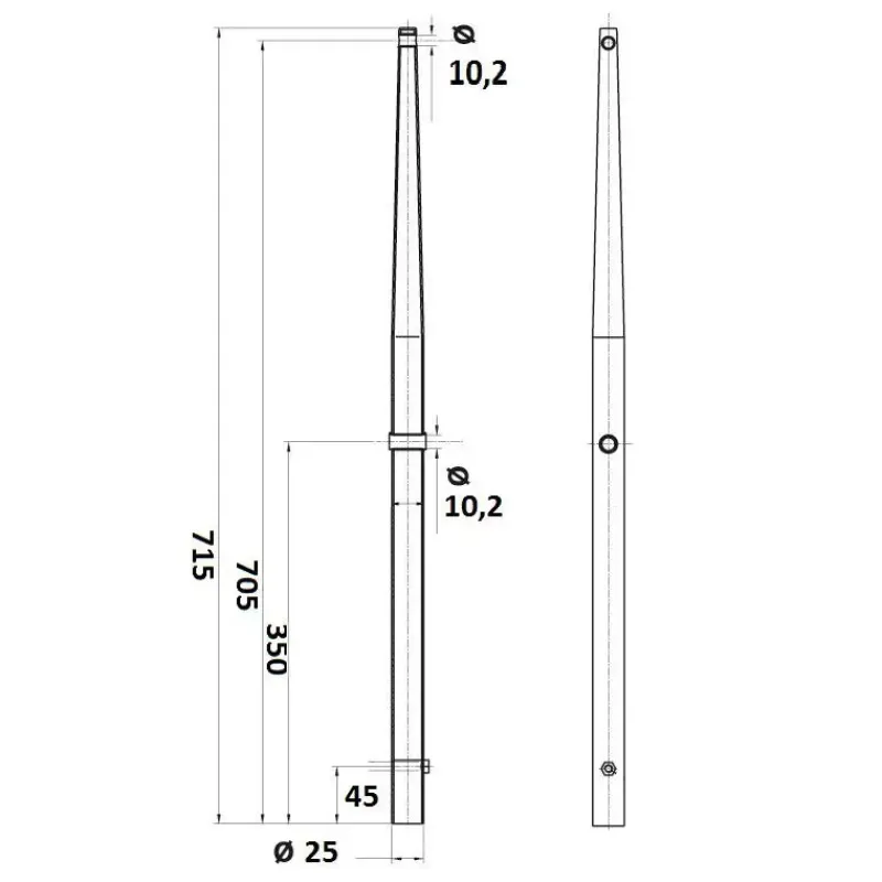 Discount Chandelier inox 710 Accastillage De Pont·Chandelier, Balcon, Accessoire Et Pied De Chandelier