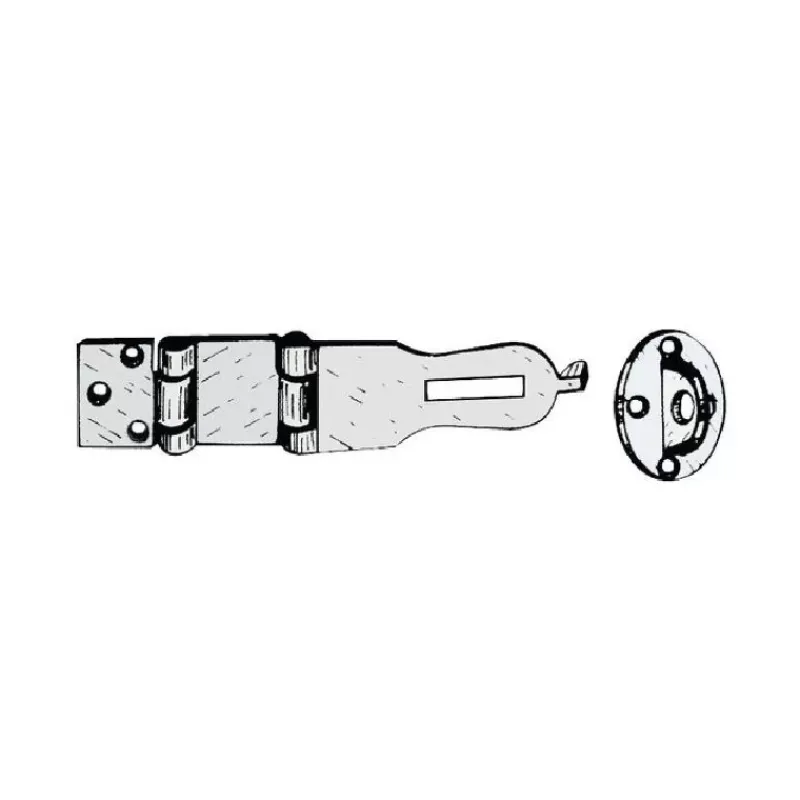 Discount Charnière à cadenas 2 axes laiton 140 x 35 mm Poignée, Verrou & Fermeture Extérieures·Verrou Sauterelle Et À Levier|Poignée, Verrou & Fermeture Extérieures·Verrou Sauterelle Et À Levier