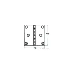 Outlet Charnière inox à tiges filetées 1,7 mm Ameublement & Quincaillerie Intérieure·Charnière De Porte & Meuble|Quincaillerie Marine·Charnière De Coffre, Porte & Meuble