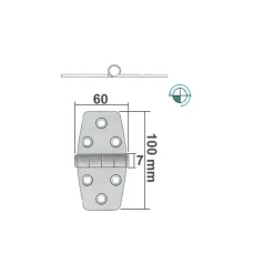 Discount Charnière robuste laiton Ameublement & Quincaillerie Intérieure·Charnière De Porte & Meuble|Quincaillerie Marine·Charnière De Coffre, Porte & Meuble