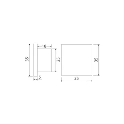 Éclairage de courtoisie à encastrer 2 directions*Osculati Outlet