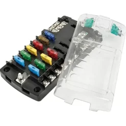 Hot Coffret porte 12 fusibles Distribution & Protection·Fusible, Relais Et Disjoncteur Dc|Distribution & Protection·Disjoncteur Et Fusible Dc