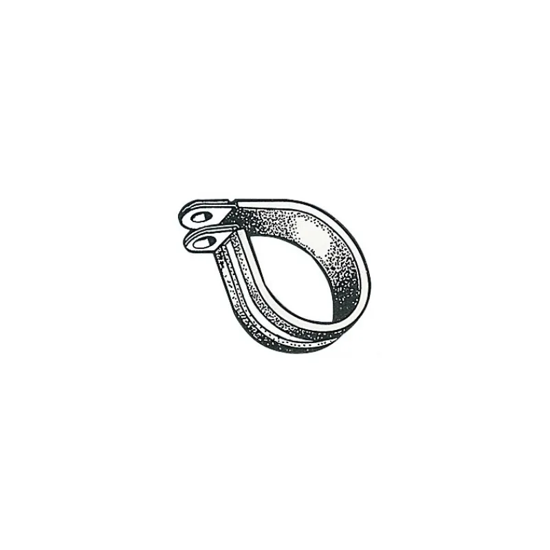 Colliers de fixation inox et caoutchouc | Boîte de 10*Osculati Clearance